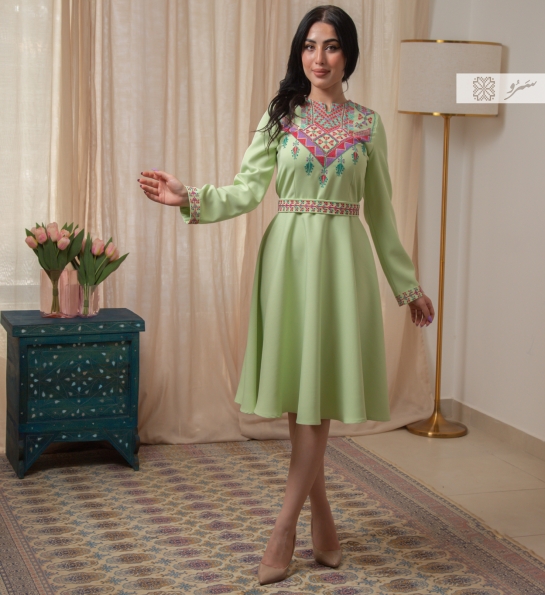 Ramallah green dress