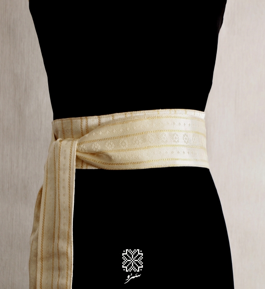 ٍSaya Bride belt - Off white and gold