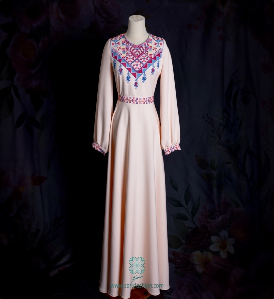 Ramallah Maxi  pink dress